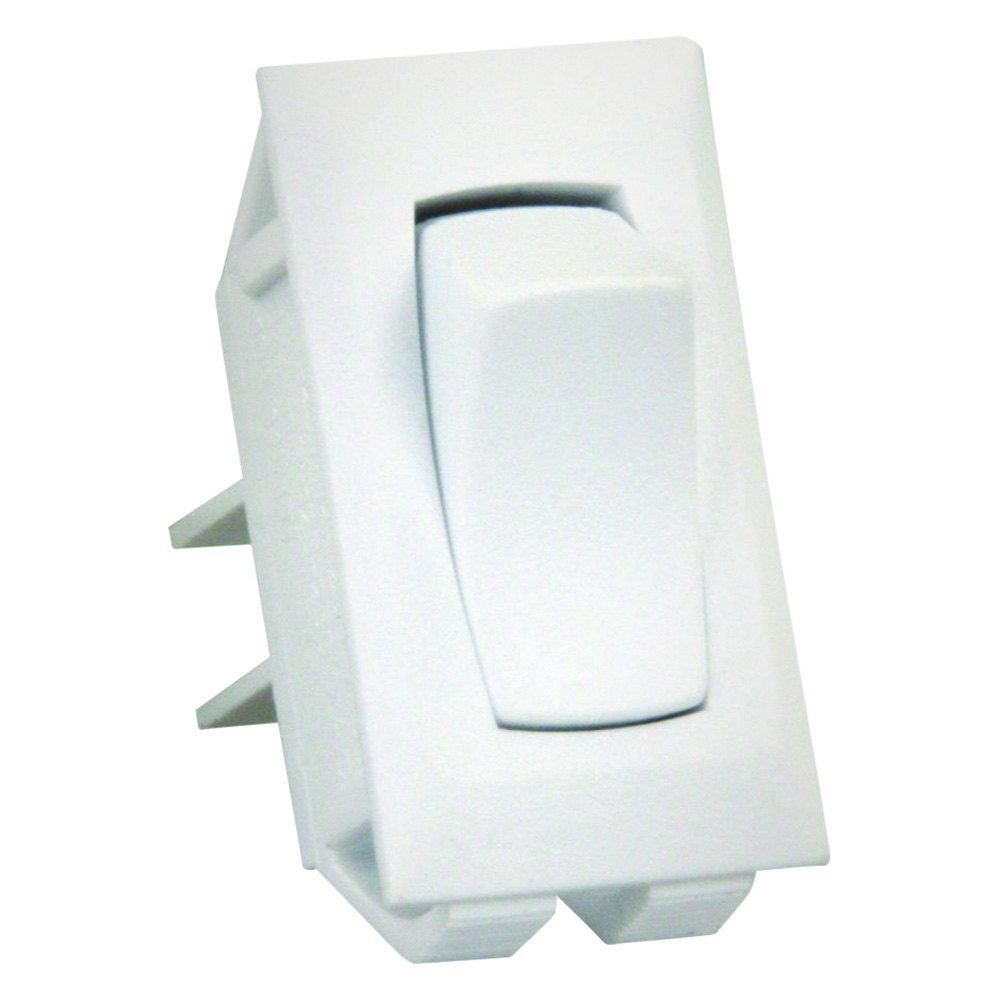 UNLABELED 12V ON/OFF SWITCH, POLAR WHITE