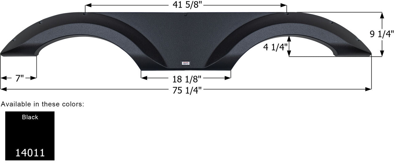 Icon Technologies 14011 - Jayco Tandem Fender Skirt FS4011