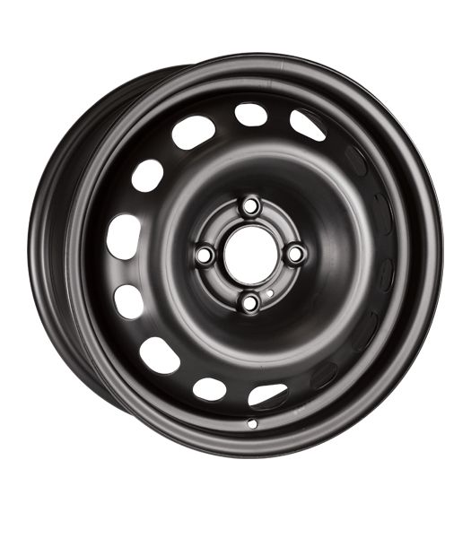 Ceco® (Steel) • 164108m • Black • 16x6.5 4x108 ET45 CB63.4