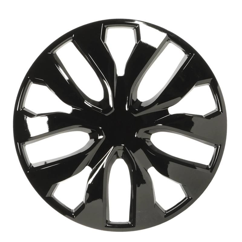 (4)ABS HUB CAPS - 16" BLACK