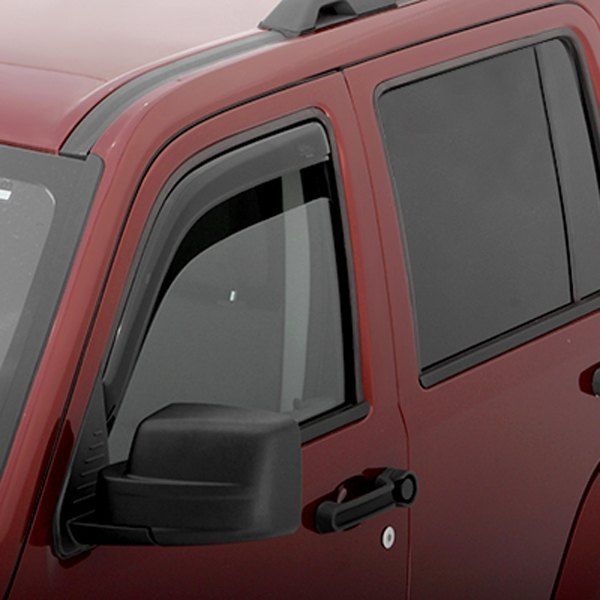 AVS® • 194040 • In-Channel Ventvisor • Rain Deflectors • Chevy Silverado / Sierra (Extd. Cab) 07-13