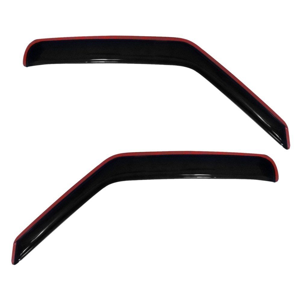 AVS® • 194040 • In-Channel Ventvisor • Rain Deflectors • Chevy Silverado / Sierra (Extd. Cab) 07-13