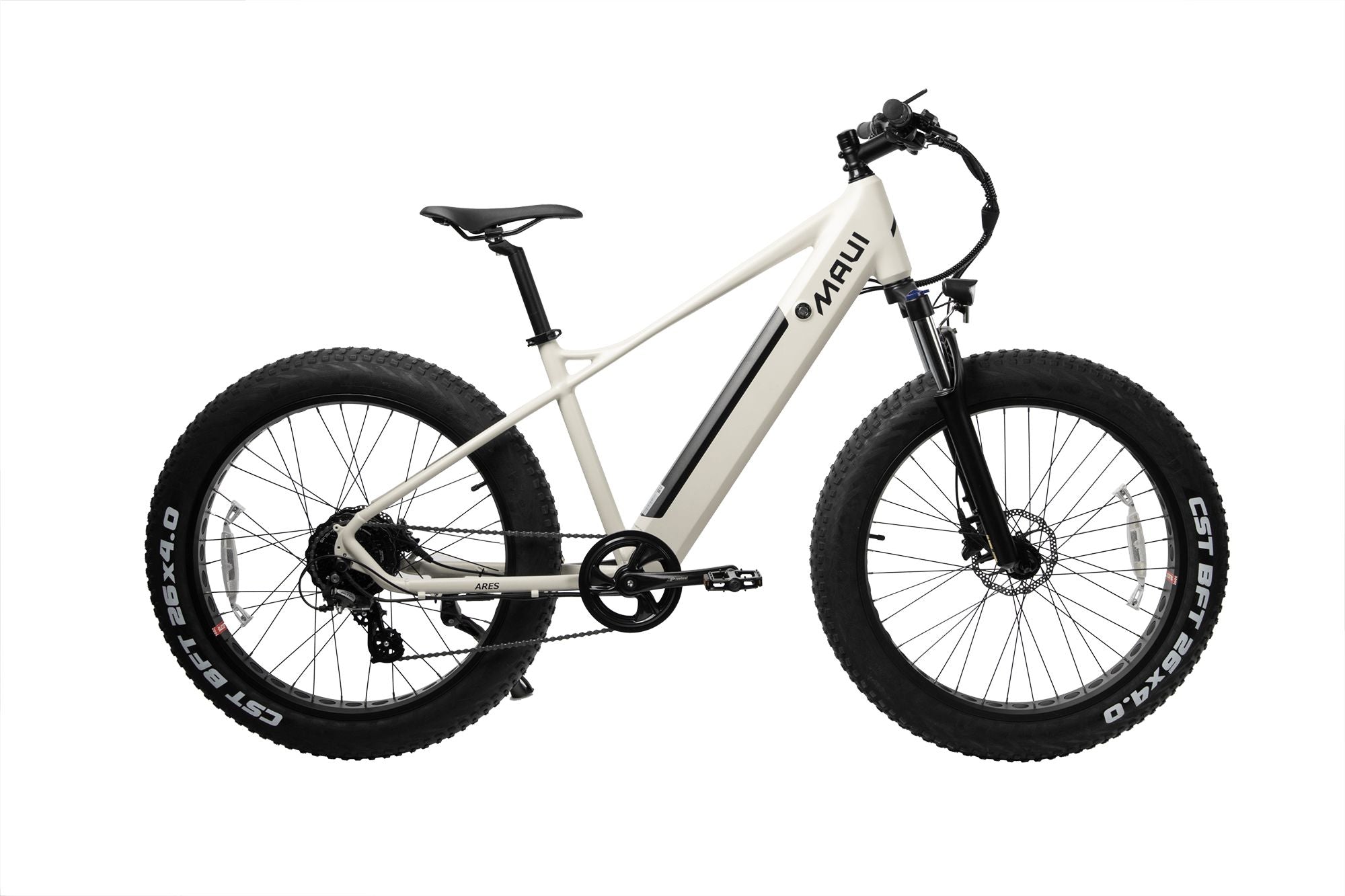 Electric fat bike 500w white