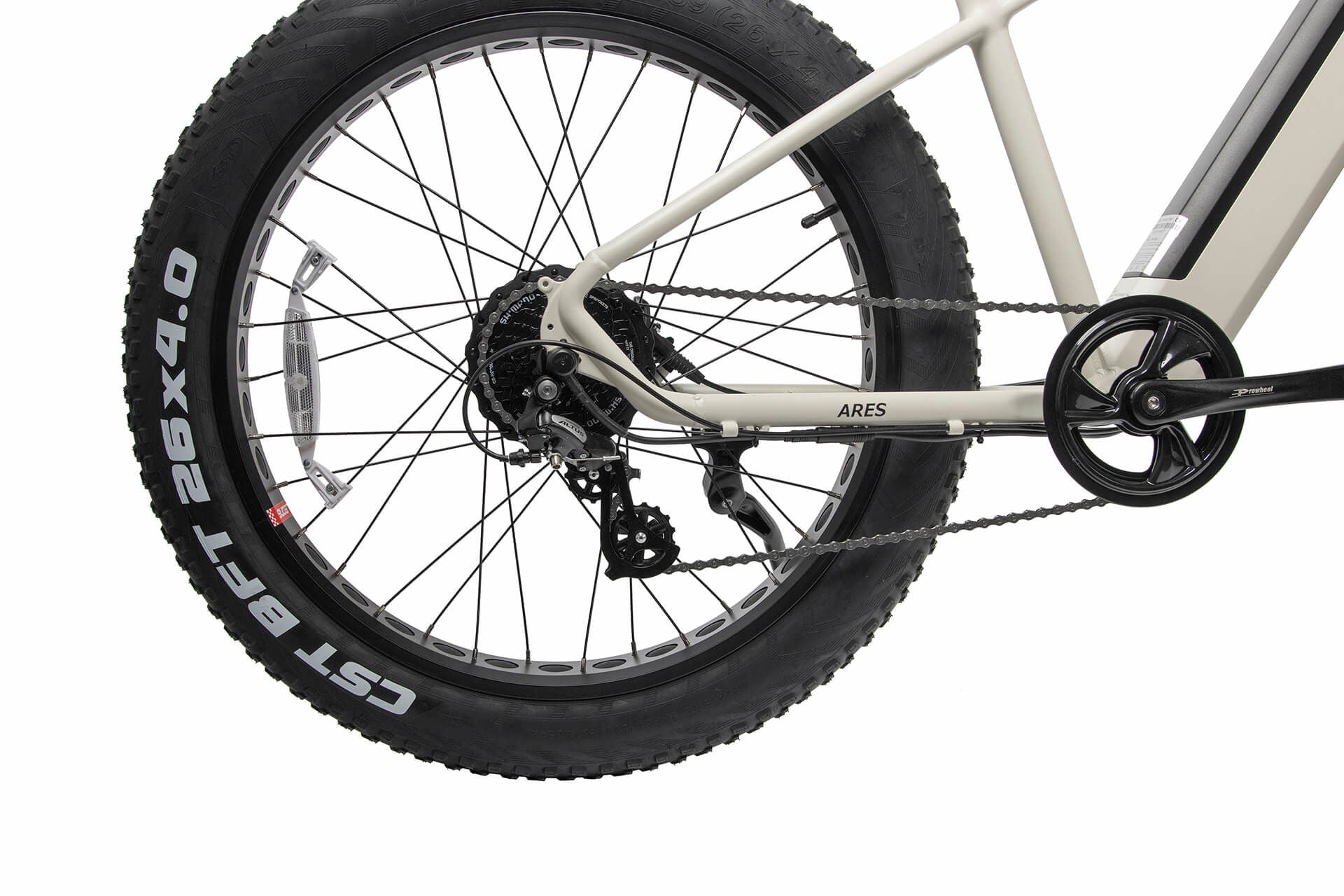 Electric fat bike 500w white