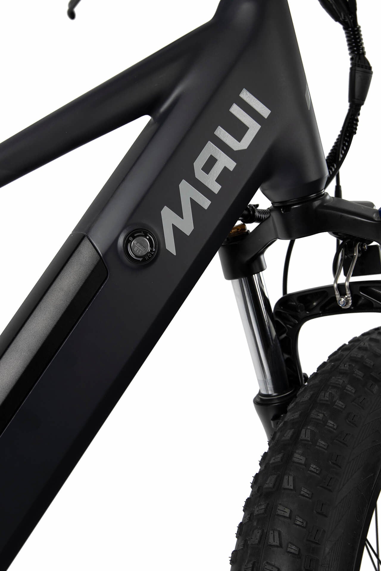 Electric fat bike 500w black