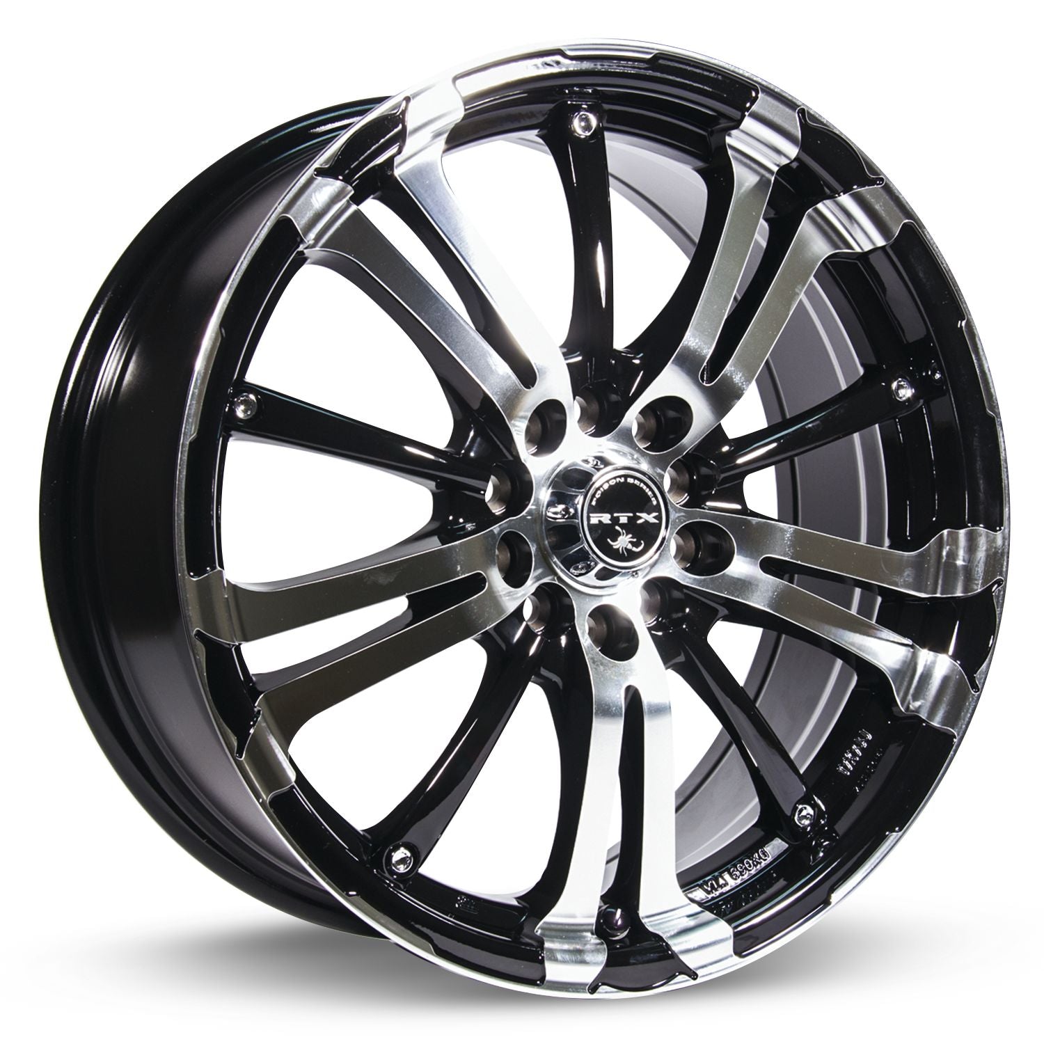 Arsenic • Black Machined • 16x7 5x108/114.3 ET42 CB73.1