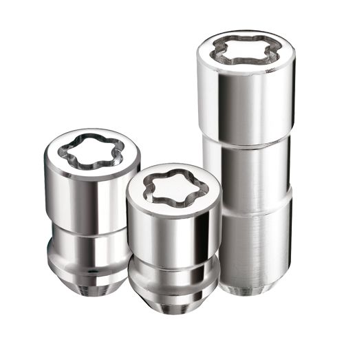 McGard 24138 - (4) Chrome Cone Seat Wheel Locks 1/2 37mm Hex 19mm