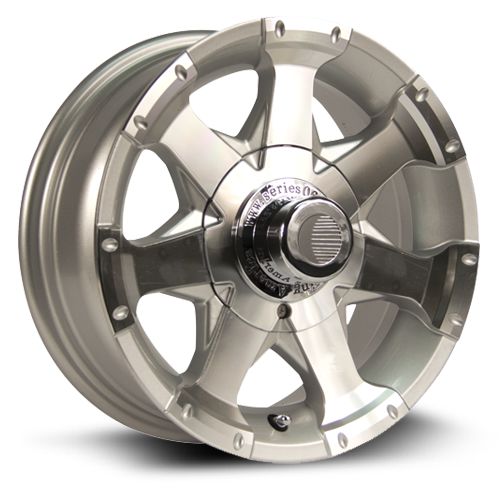 RT RDG25-702-06 - Series 6 Machined 15x6 Alloy Wheel & Tire ST205/75R15 LRC