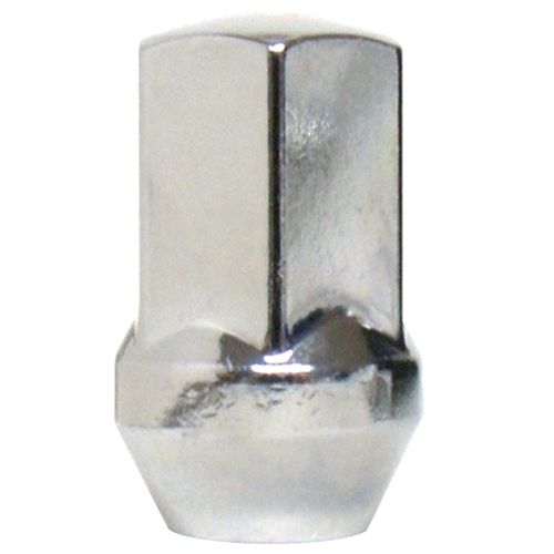 Westcoast W1916LS - (1) Chrome Bulge Cone Seat OEM Style Nut 9/16 38.8mm 22mm Hex