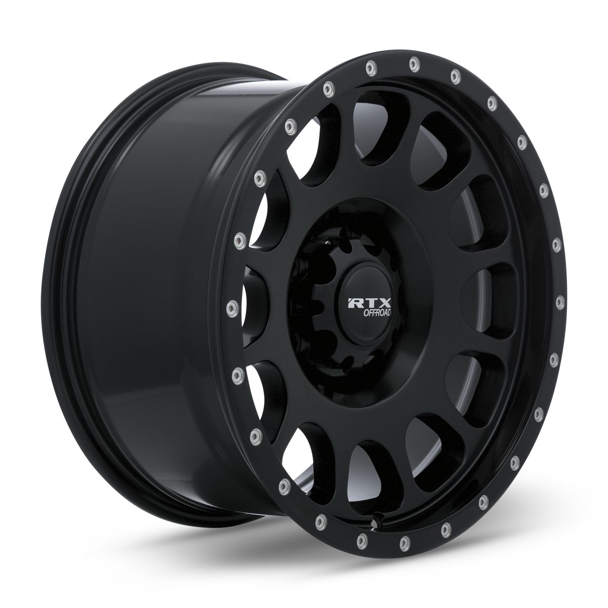 Baja • Satin Black with Milled Rivets • 17x9 6x139.7 ET0 CB106.1