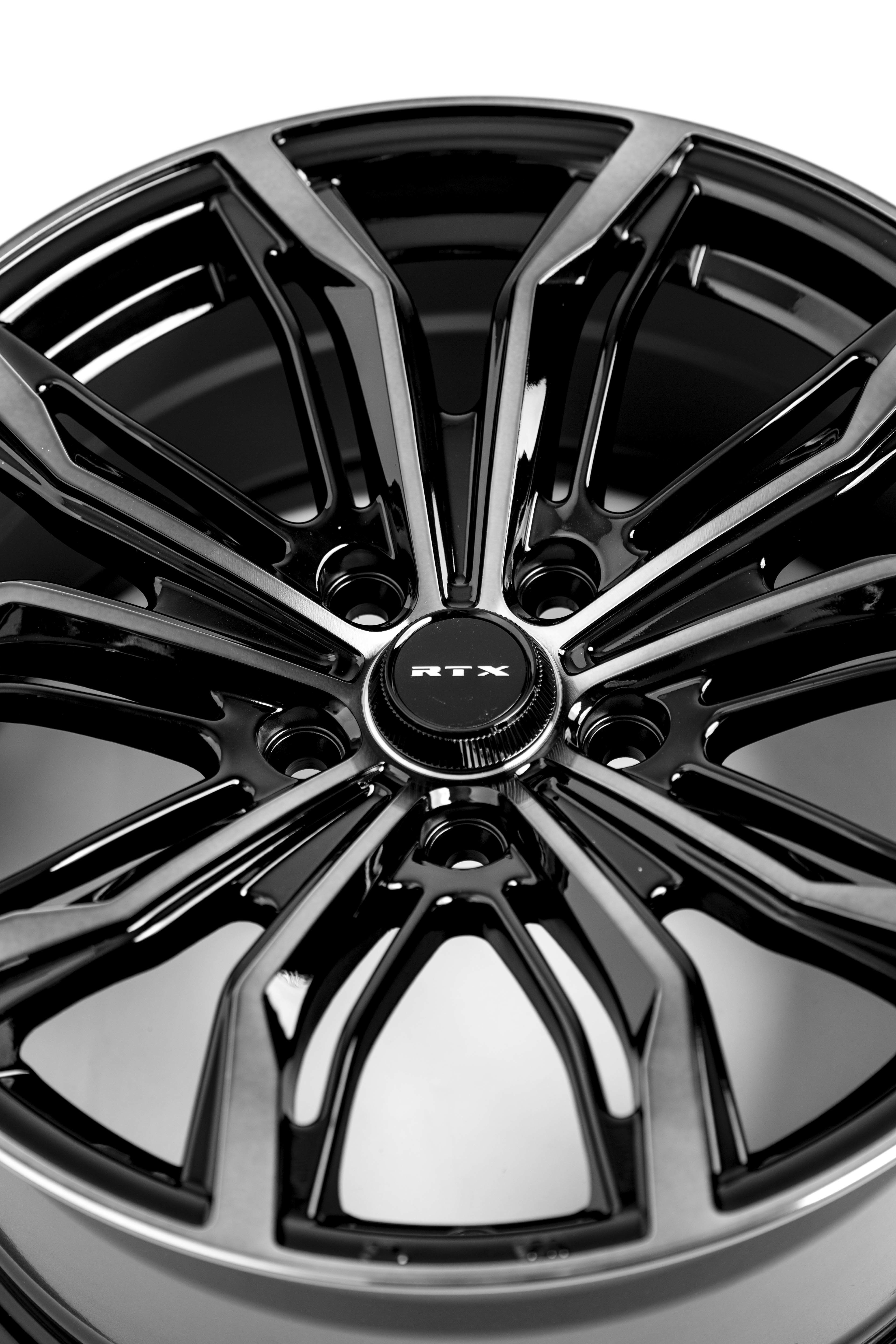 Black Widow • Black Machined Grey • 20x9 5x108 ET38 CB63.4