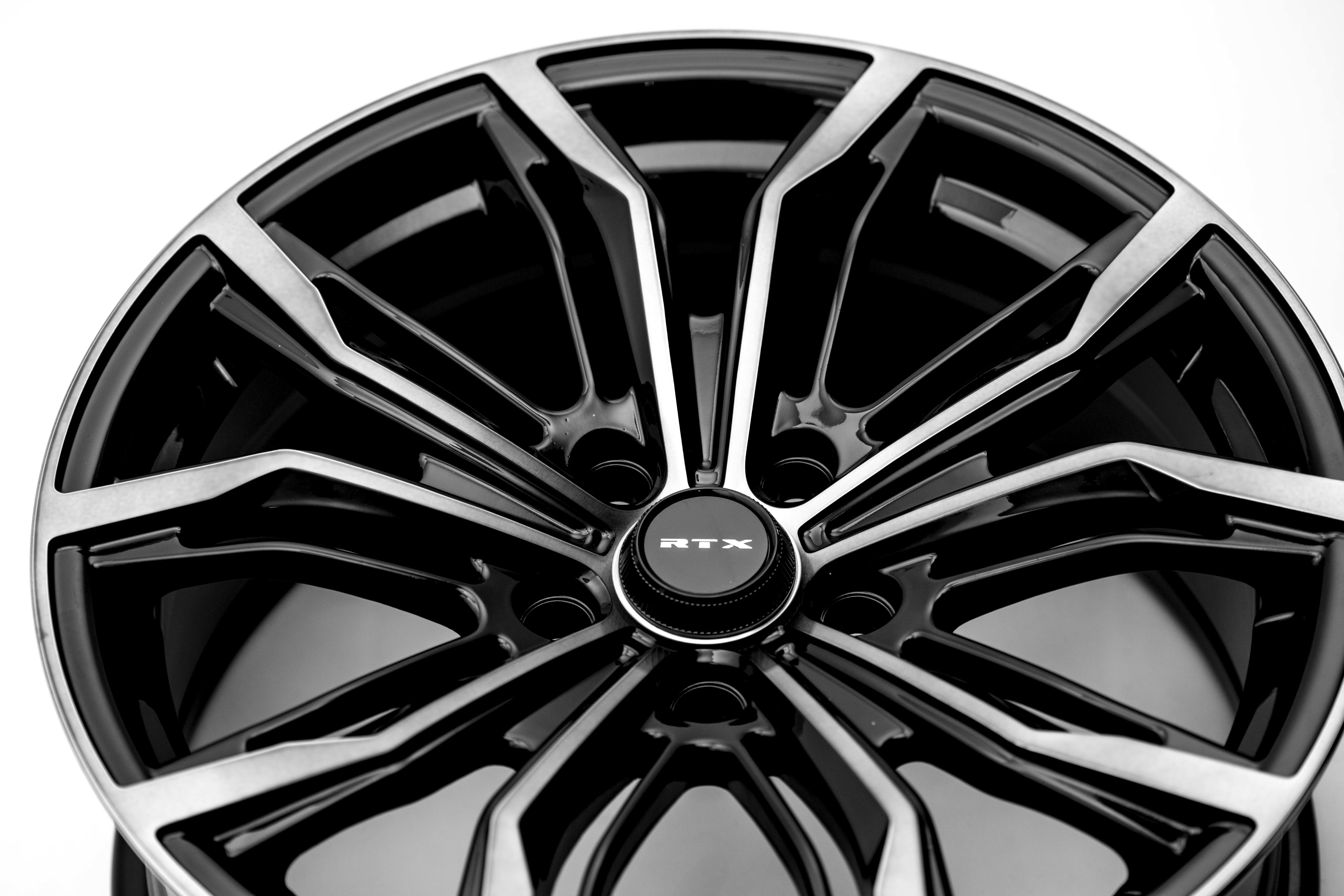 Black Widow • Black Machined Grey • 20x9 5x114.3 ET38 CB73.1