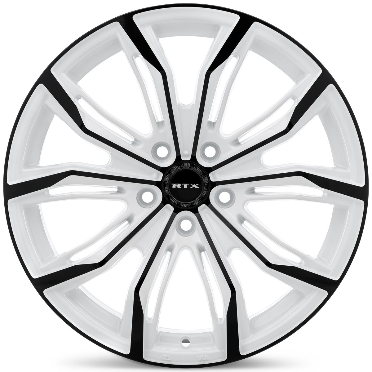 Black Widow • White & Black • 18x8 5x114.3 ET42 CB73.1