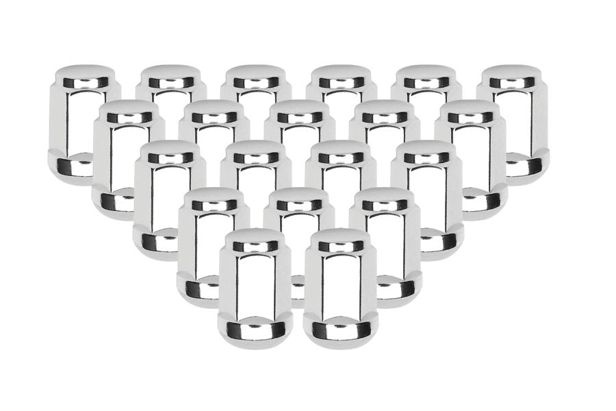 Ceco CD1707SB-20 - (20) Chrome Bulge Acorn Radius OEM Acura/Honda Style Nut 12X1.5 35mm 19mm Hex