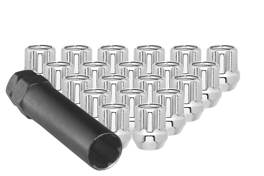 Ceco CD3809L-32OE - (32) CHROME OPEN 7 SPLINE NUT 14X1.50 25mm