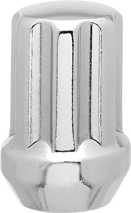 Ceco CD3809S-100 - (100) Chrome 7 Spline Cone Seat Nut 14X1.5 35mm 21/22mm Hex