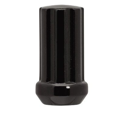 Ceco CD3810LBK-100 - (100) Black 7 Spline Cone Seat Nut 9/16 48mm 21/22mm Hex