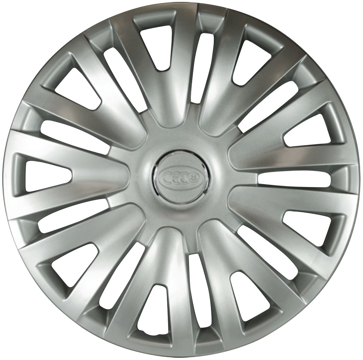 Ceco® CD80-2209-19 - (4) 18 Spoke Silver ABS Wheel Covers 19"