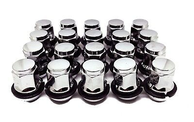 Ceco CD921148-20 - (20) Chrome Acura/Honda OEM Radius Mag Style Nuts & Washer 14x1.5 22mm Hex