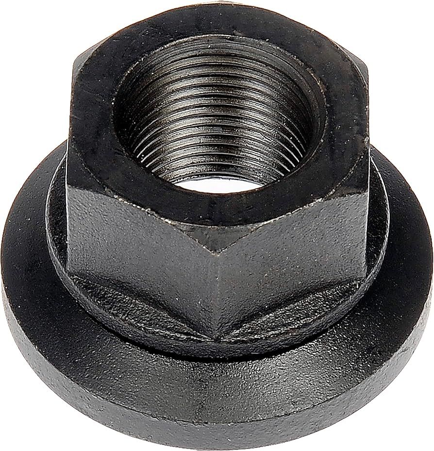 Ceco TWN2215 - (1) Black Flanged Lug Nut 22x1.5 31mm Height 33mm Hex