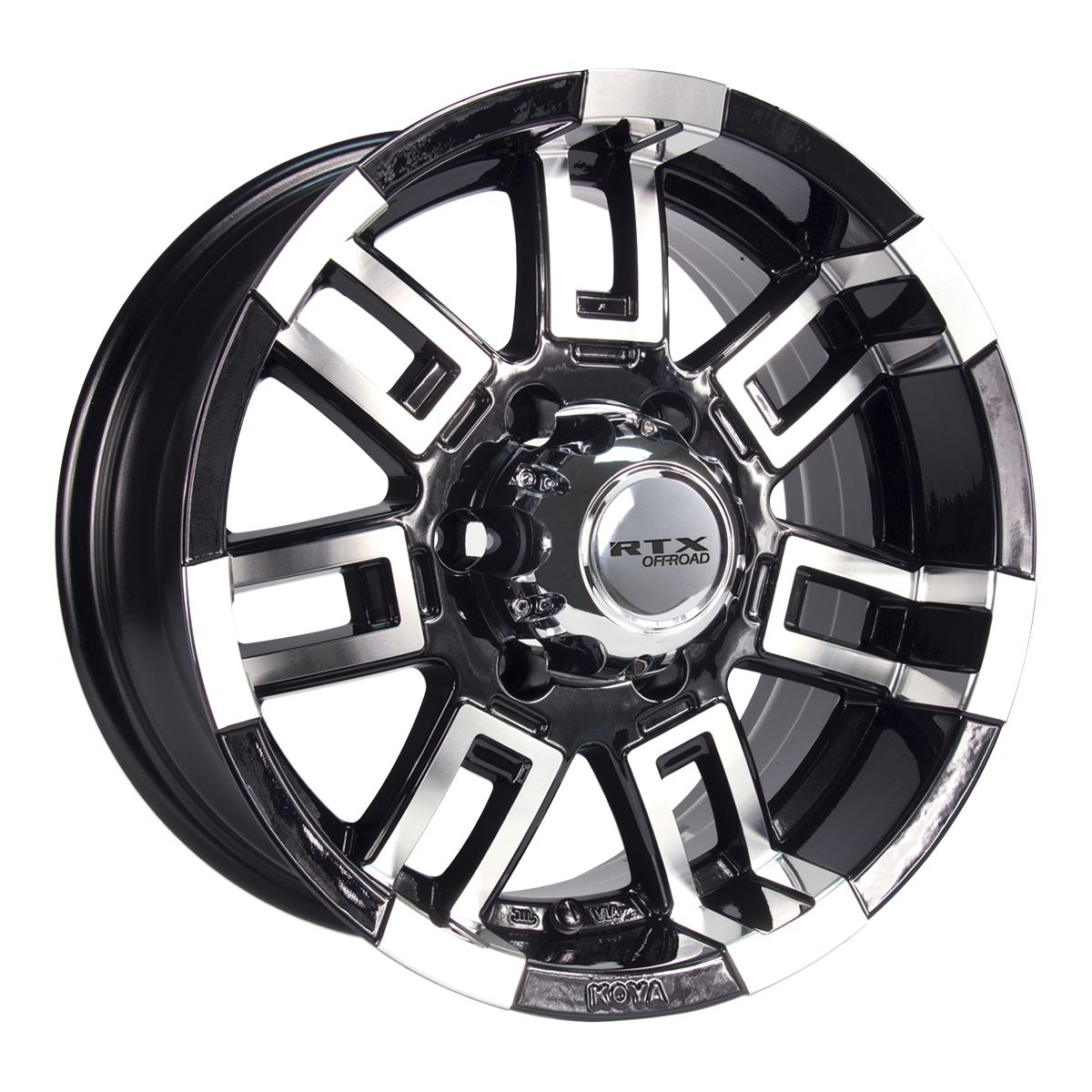 Crush • Black Machined • 16x8 5x114.3 ET12 CB73.1