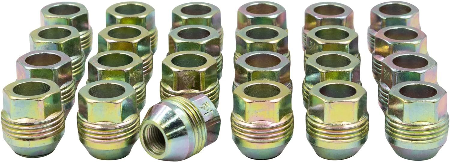 Ceco CD2007S-20 - (20) Copper OEM Dual Thread Acorn Lug Nuts 12x1.50 29mm 19mm Hex