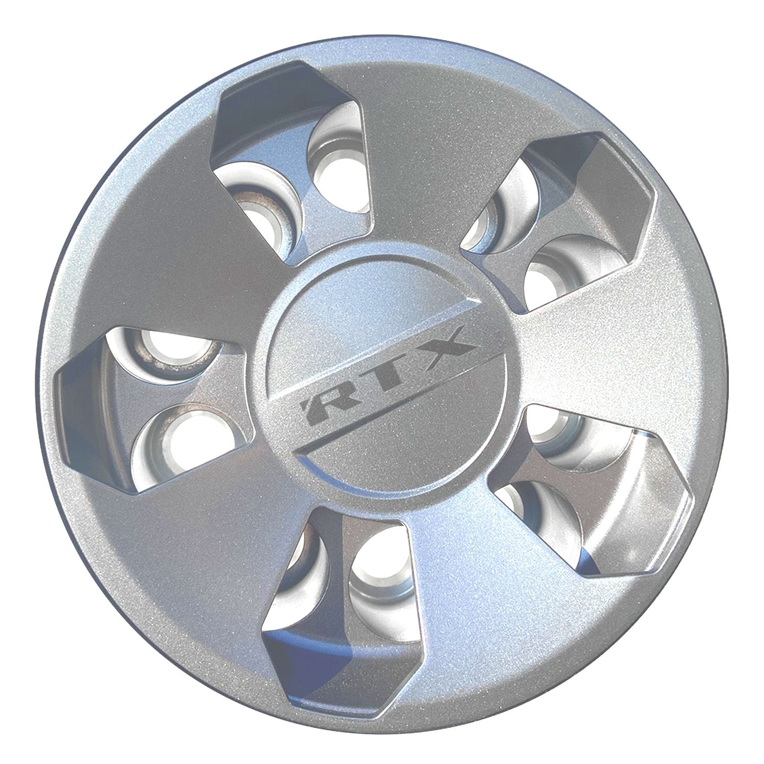 RTX 2878K178HS1 - Hyper Silver Center Cap with RTX Black and Hyper Silver Backgroud
