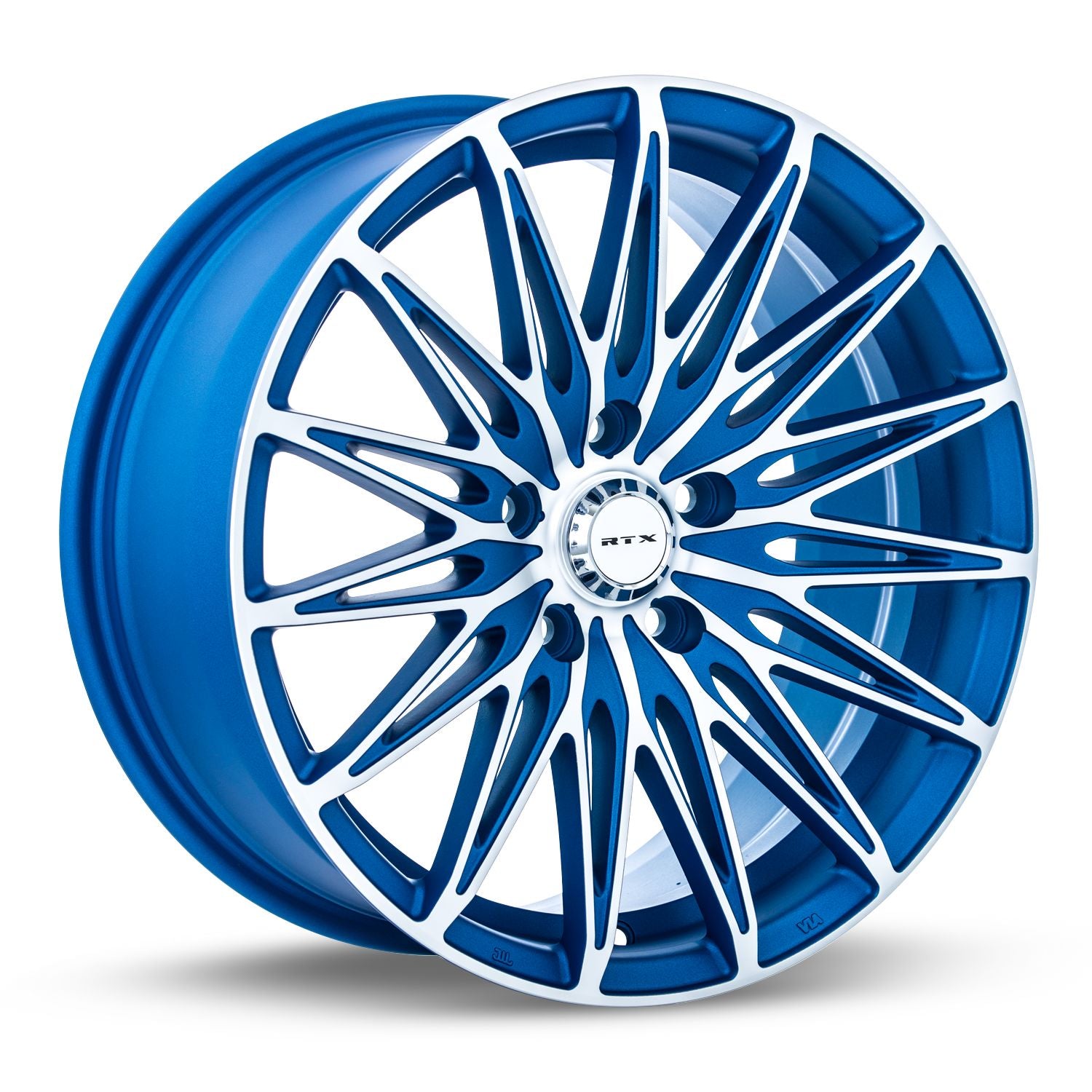 Crystal • Matte Blue Machined • 17x7.5 5x114.3 ET40 CB73.1