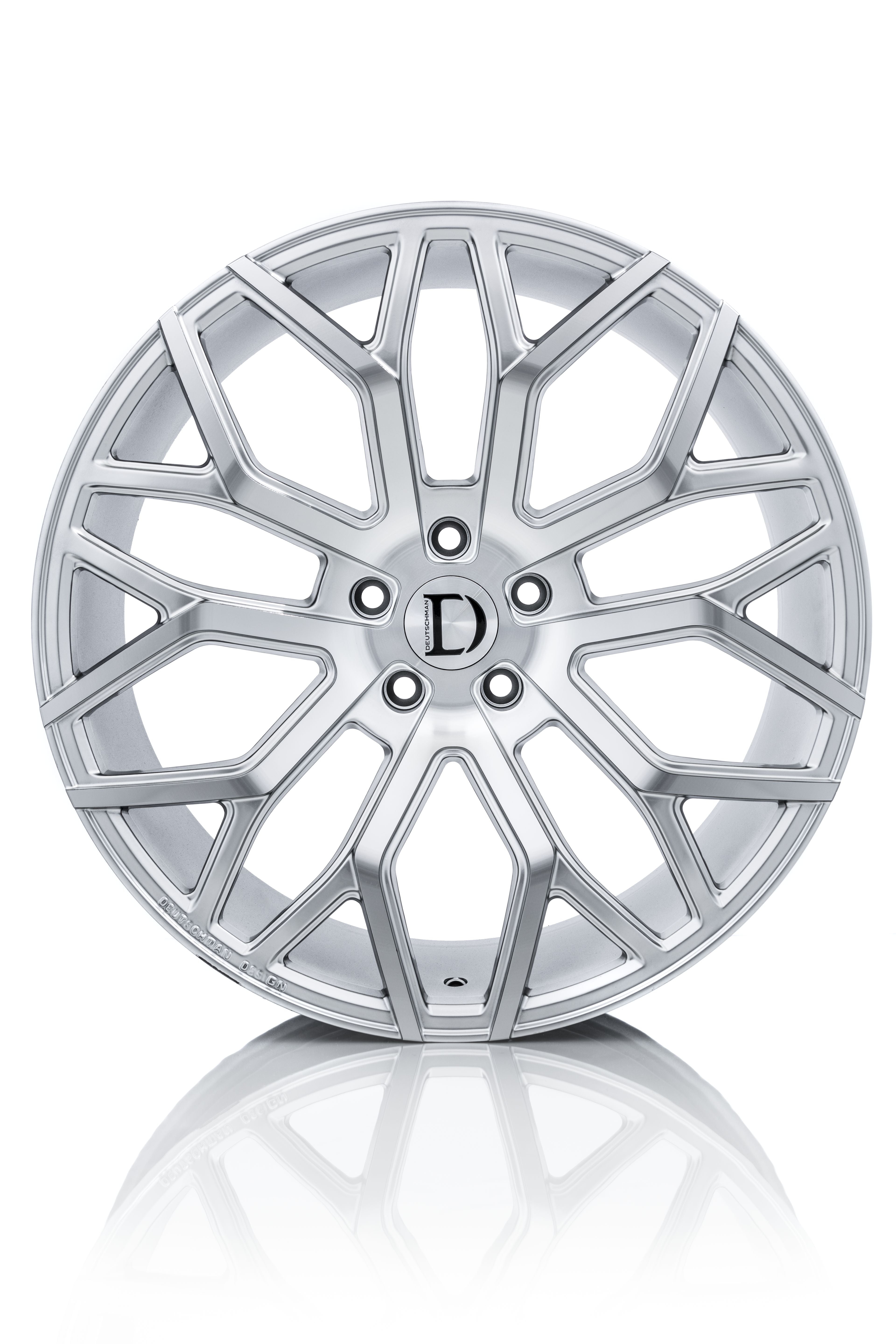 D01 • Silver Machined • 20x9 5x112 ET35 CB66.6