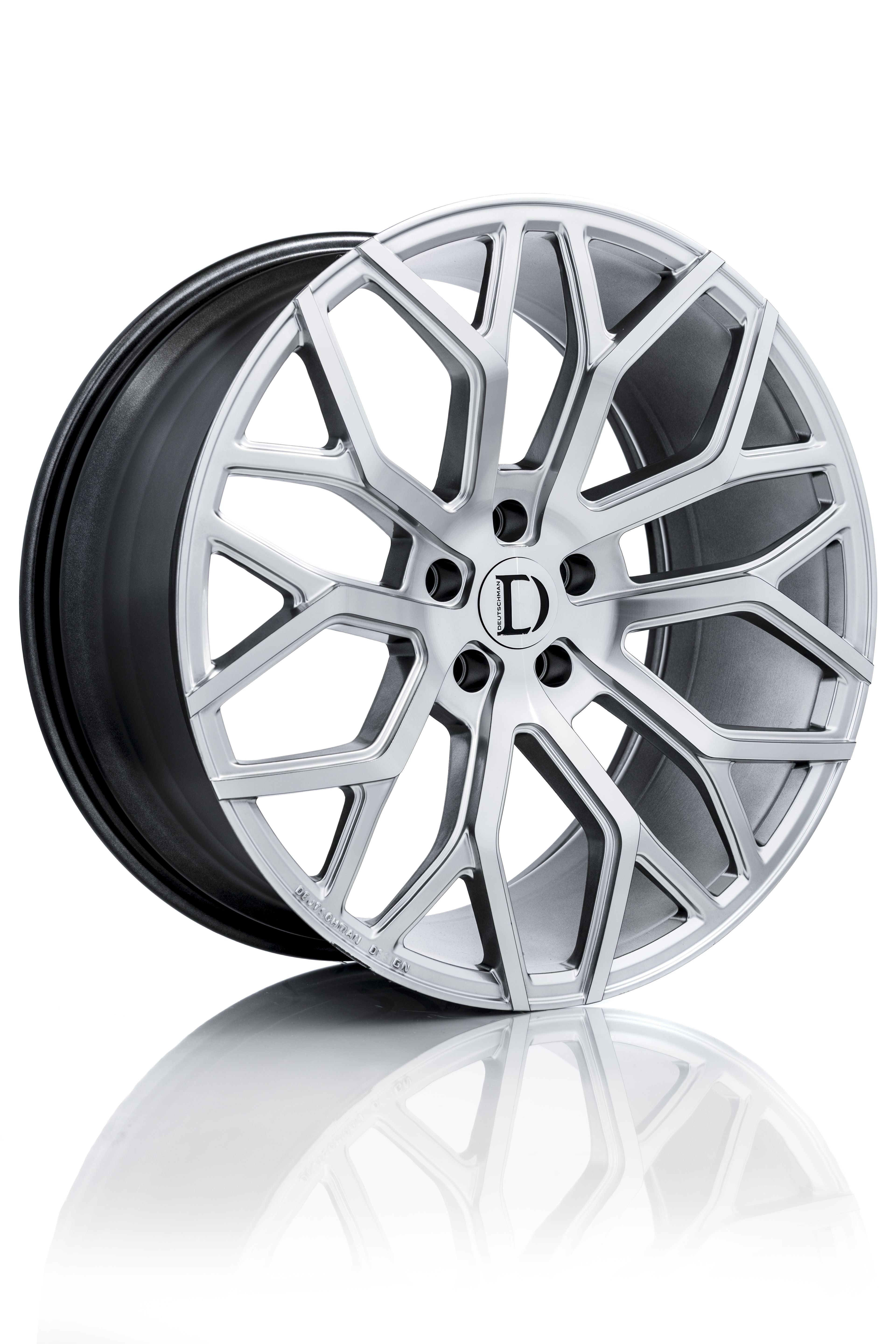 D01 • Silver Machined • 20x10 5x127 ET35 CB71.5