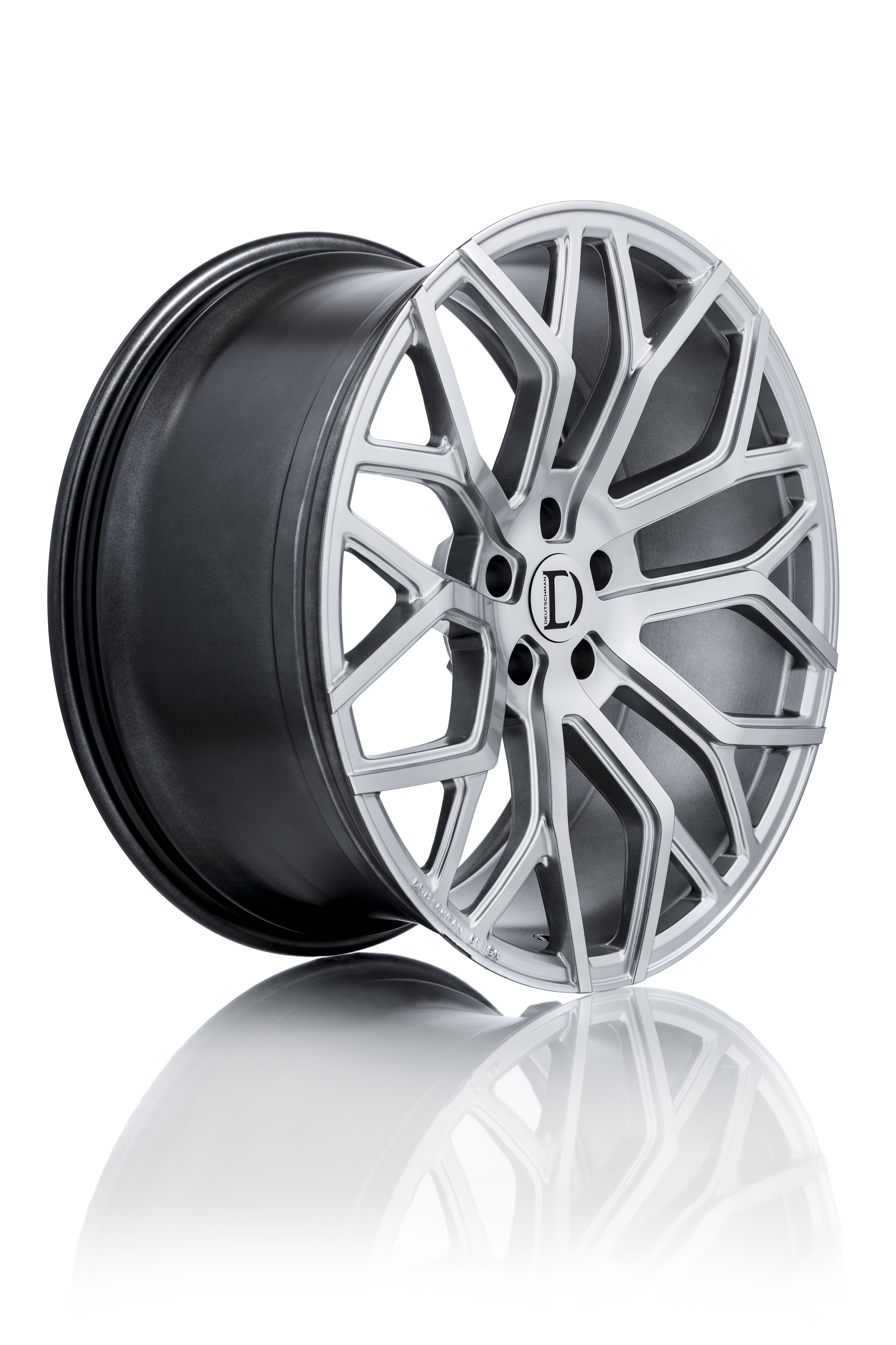 D01 • Silver Machined • 20x9 5x112 ET35 CB66.6