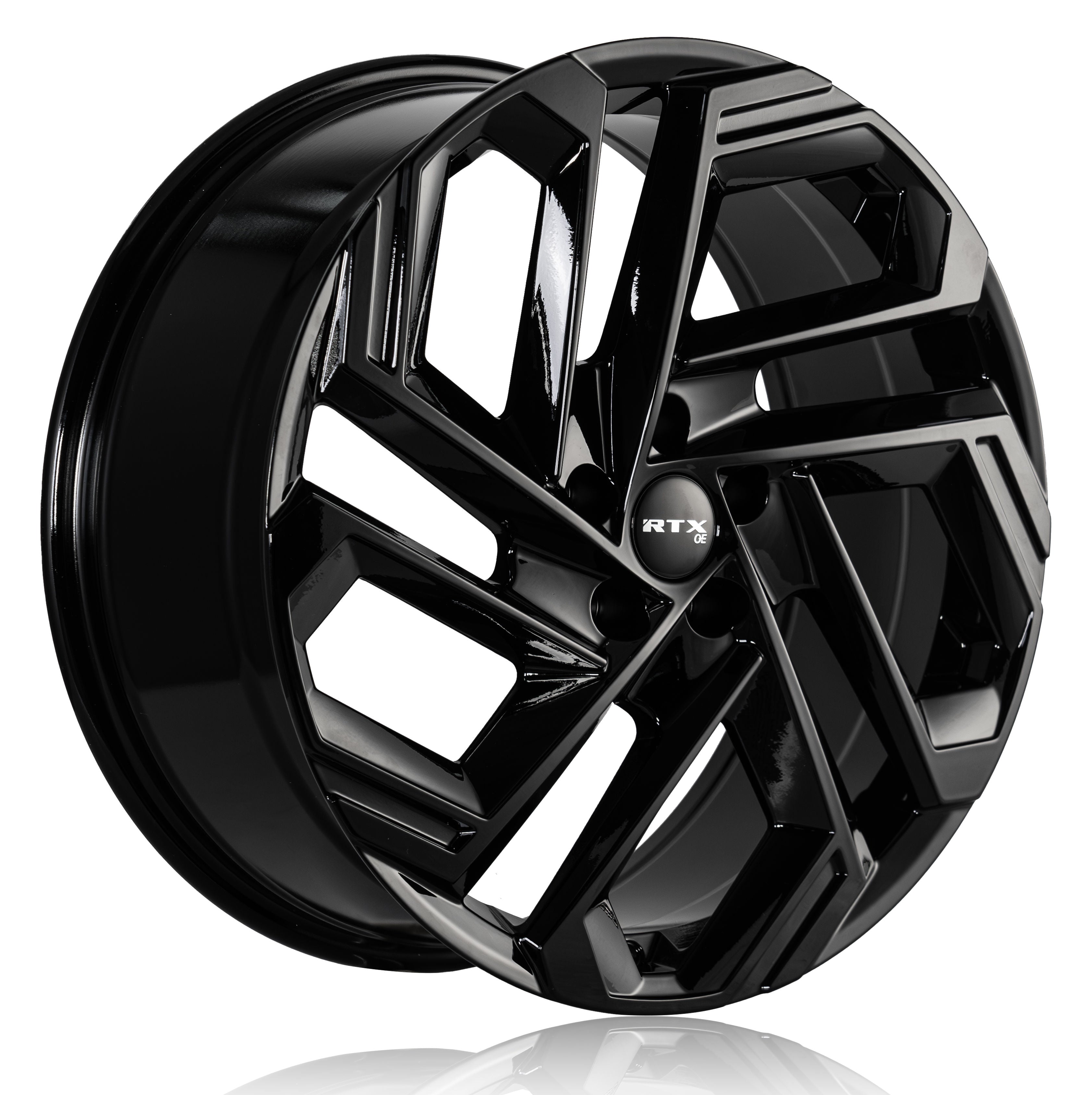 HY02 18x7.5 5x114.3 ET48 CB67.1 Gloss Black