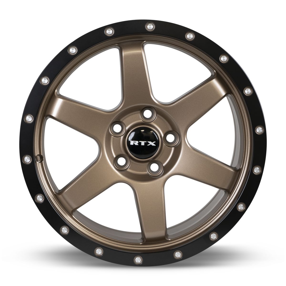 Dakar • Satin Bronze Black Edge Lip • 17x8 5x108 ET35 CB63.4