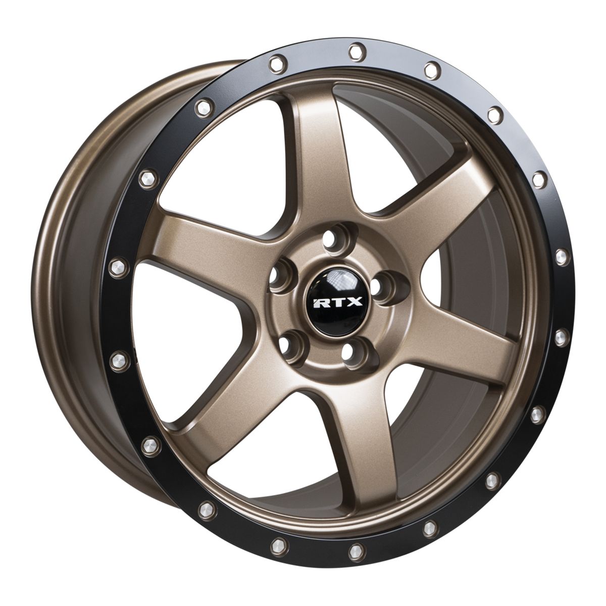 Dakar • Satin Bronze Black Edge Lip • 17x8 5x114.3 ET35 CB73.1