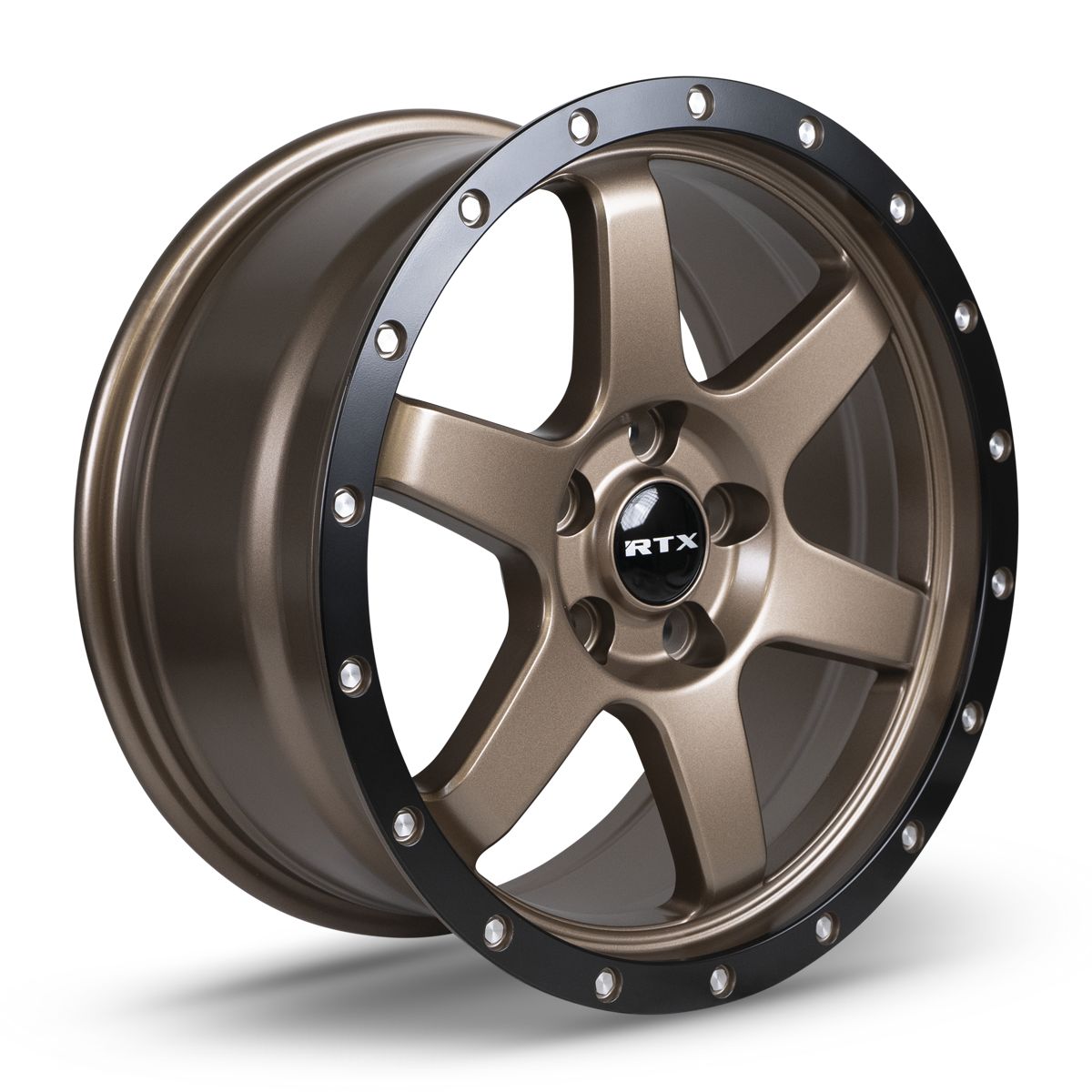 Dakar • Satin Bronze Black Edge Lip • 17x8 5x114.3 ET35 CB73.1