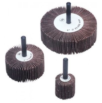 Flap Wheel 3" x 1" x 1/4" 40G Aluminum Oxide Coating