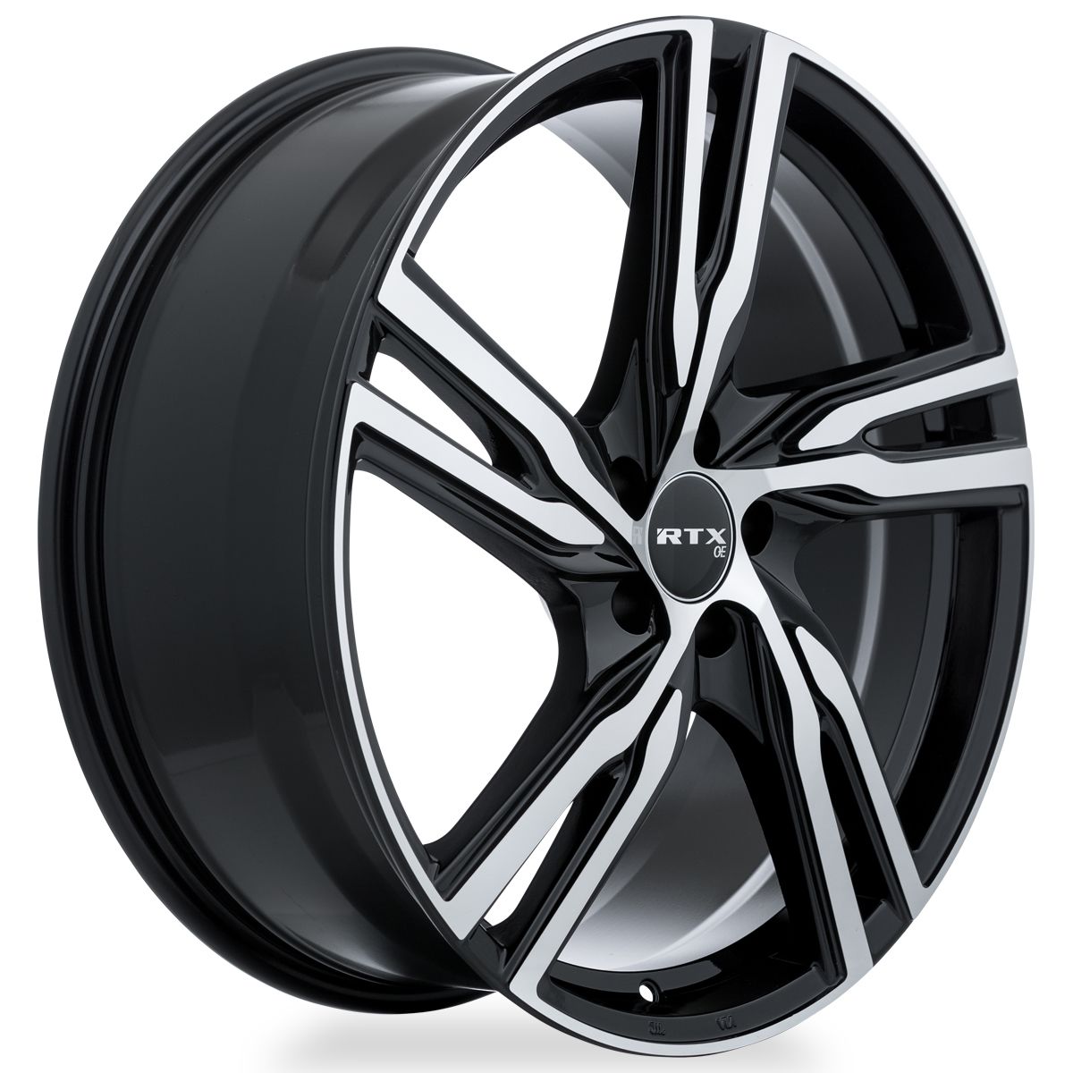 Gothenburg • Gloss Black Machined • 20x8 5x108 ET45 CB63.4