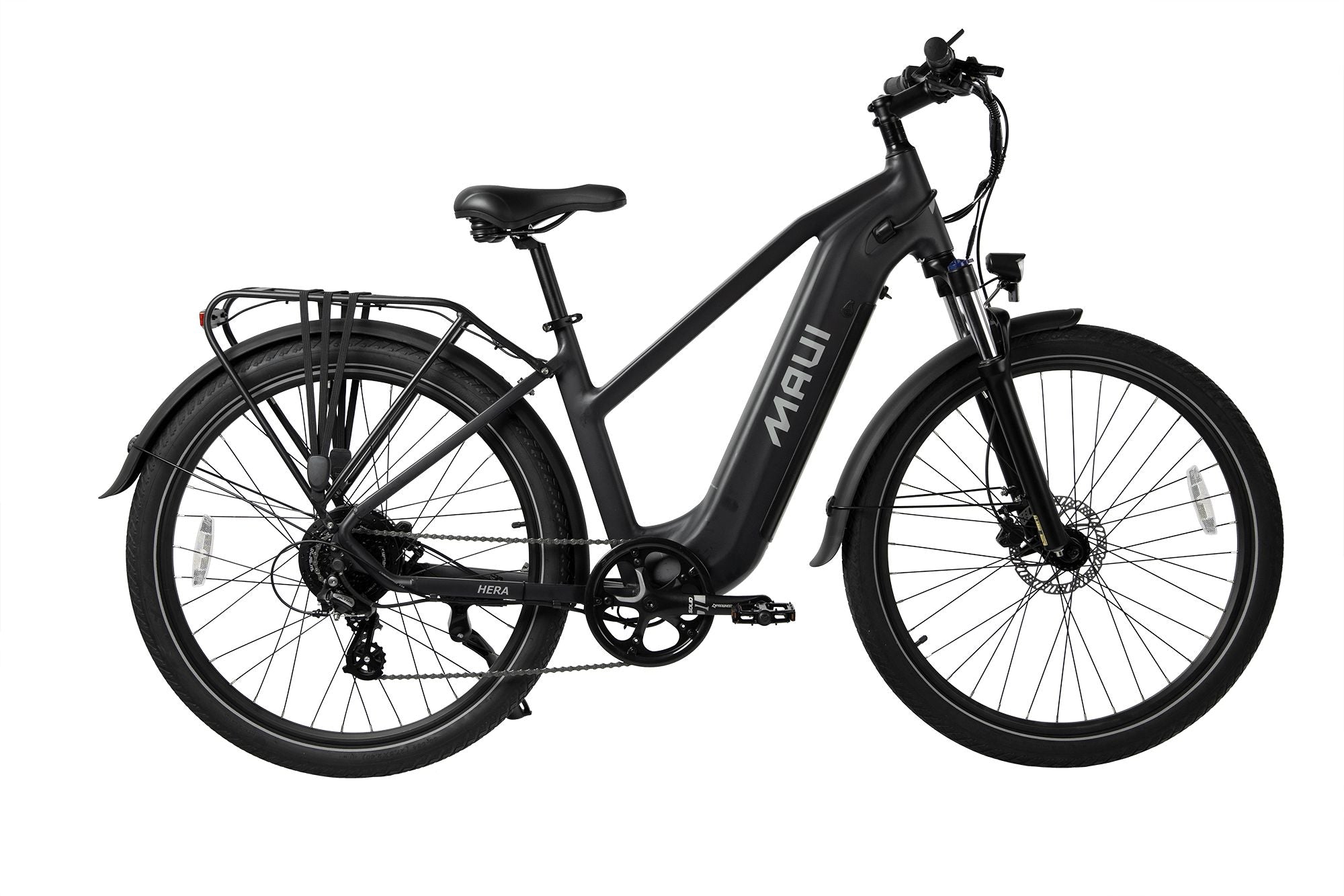 Electric city bike 500w black