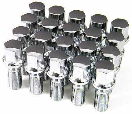 Lug Bolt Kits • Hex Lug Bolts • 20 Bolts • Chrome • Conical • 14M X 1.5