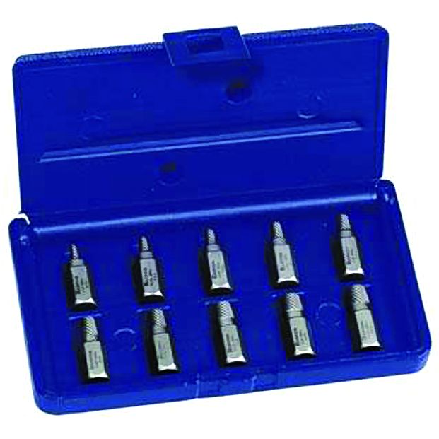 Hex Head Multi-Spline Screw Extractors - 10 Pieces