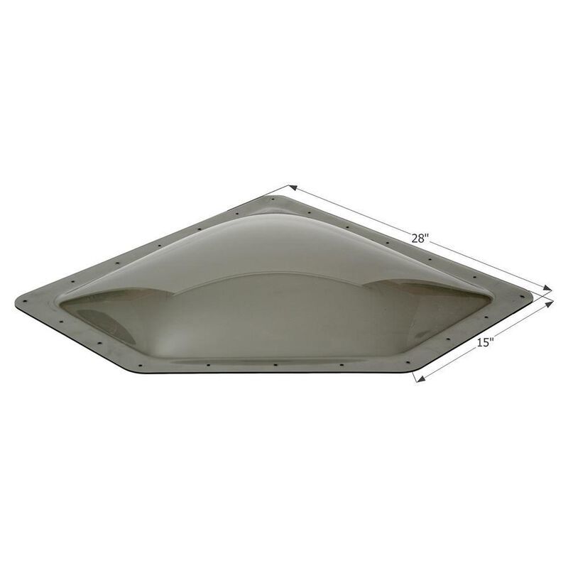 Icon Technologies 12081 - RV Skylight, NSL2412S, SMOKE