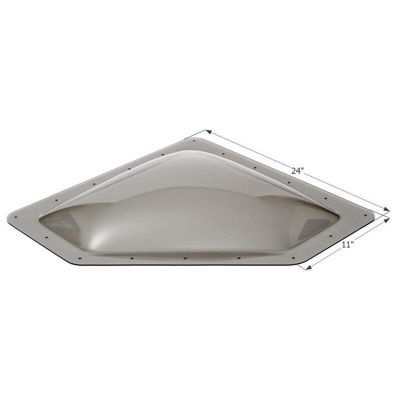 Icon Technologies 12114 - RV Skylight, NSL208S, SMOKE