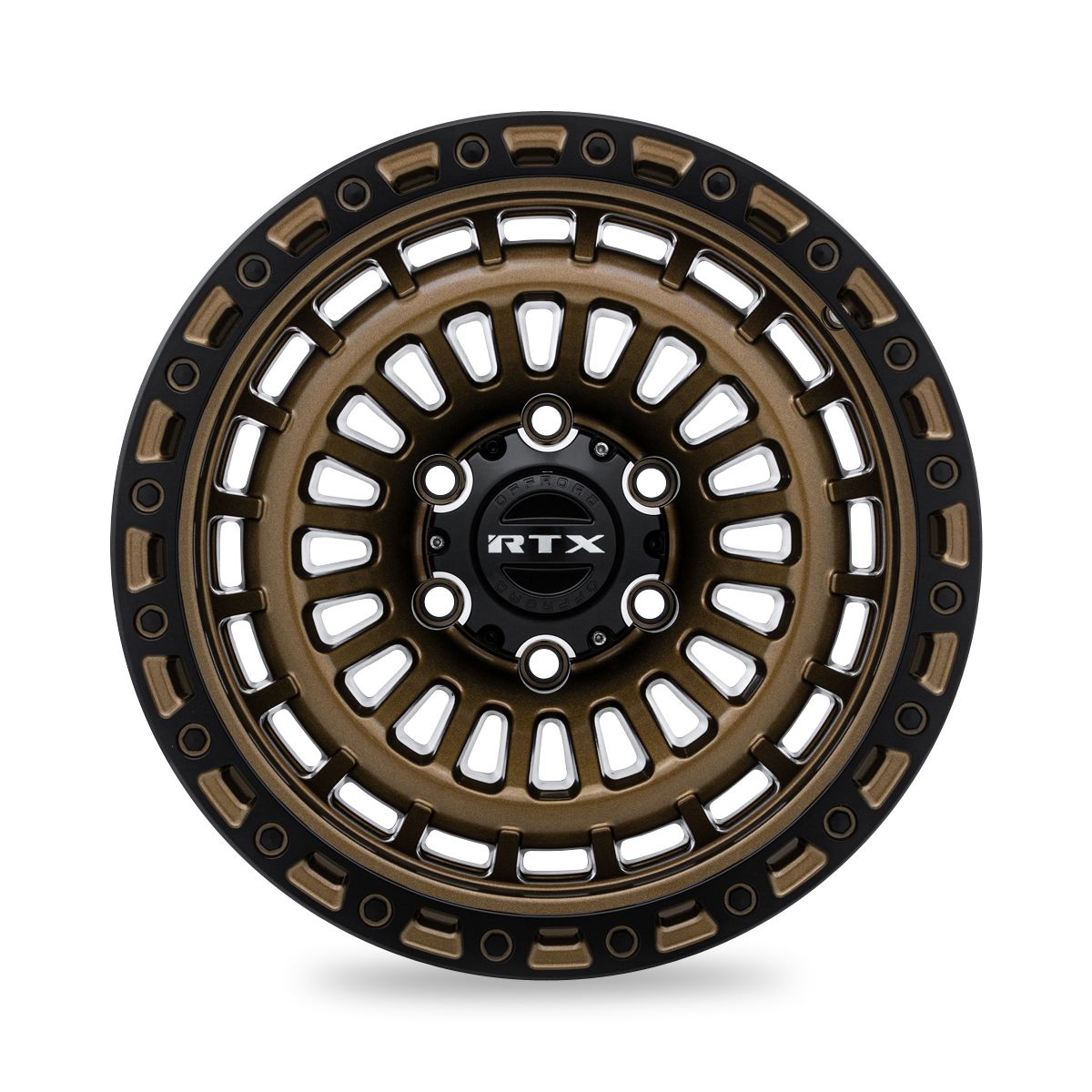 Moab • Bronze with Satin Black Lip • 17x9 5x127 ET-15 CB71.5