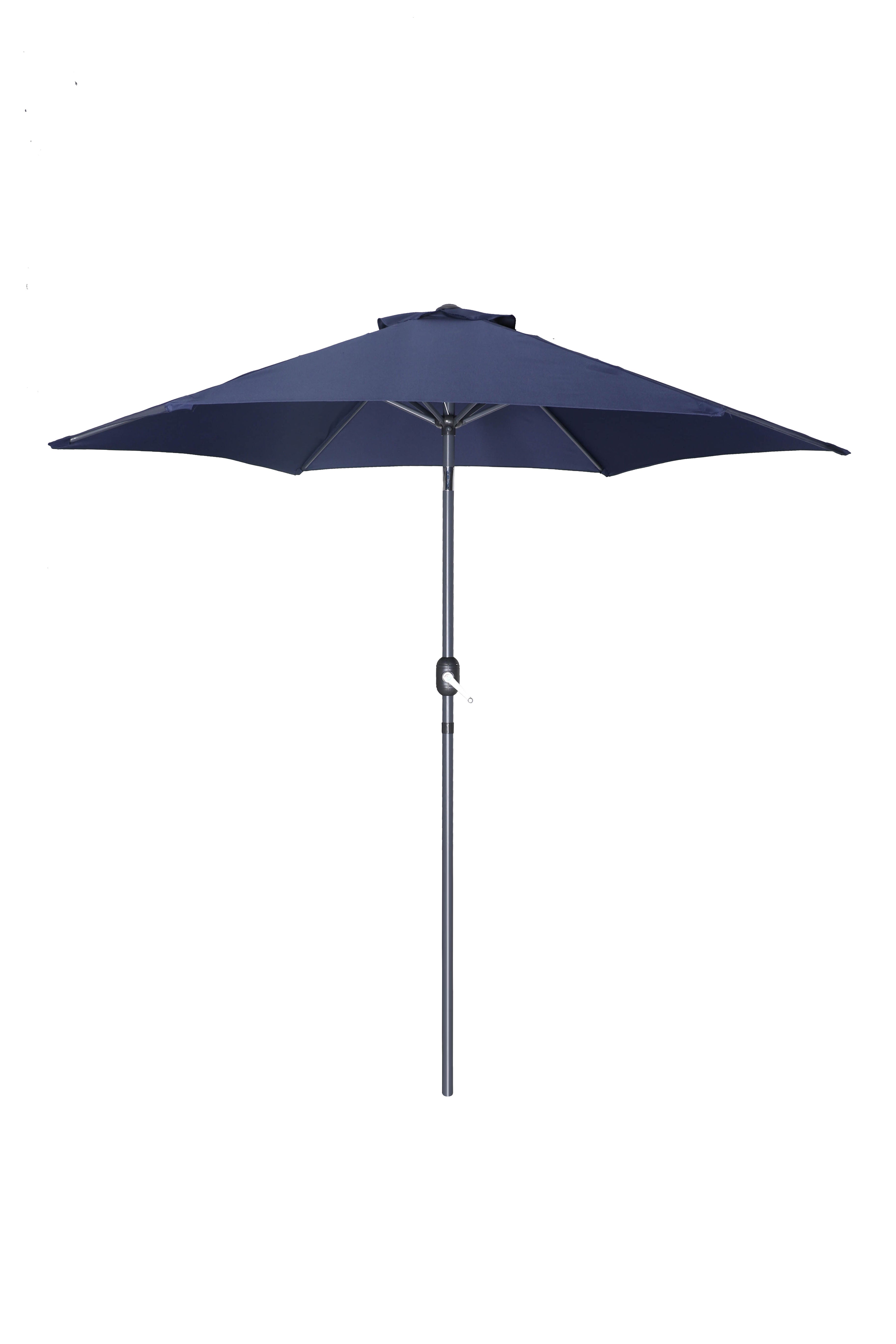 9' Tilting Market Umbrella (Cover Include) in UV-Protected Polyester - Navy Blue