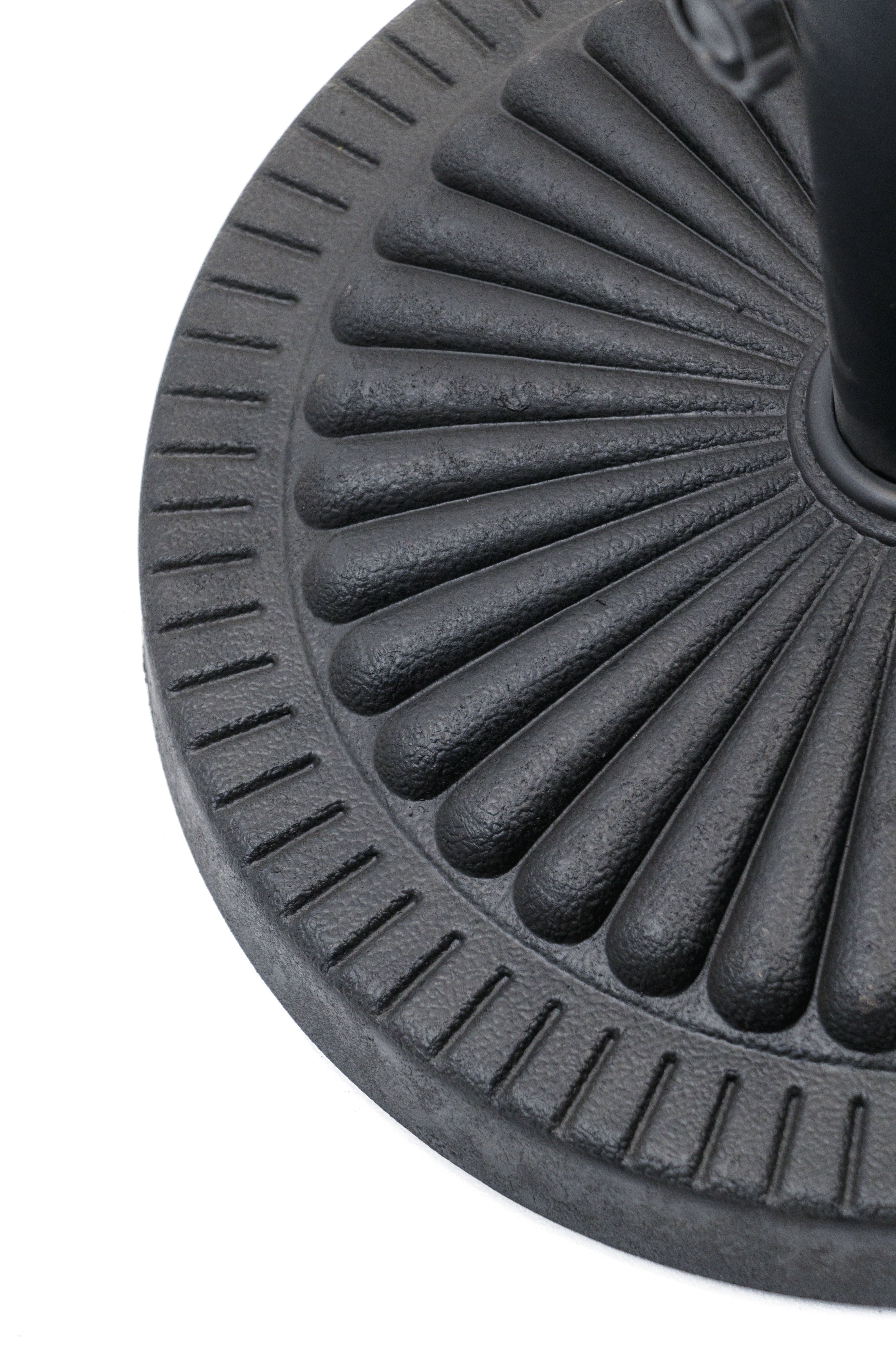 Market Umbrella Base in Black Resin