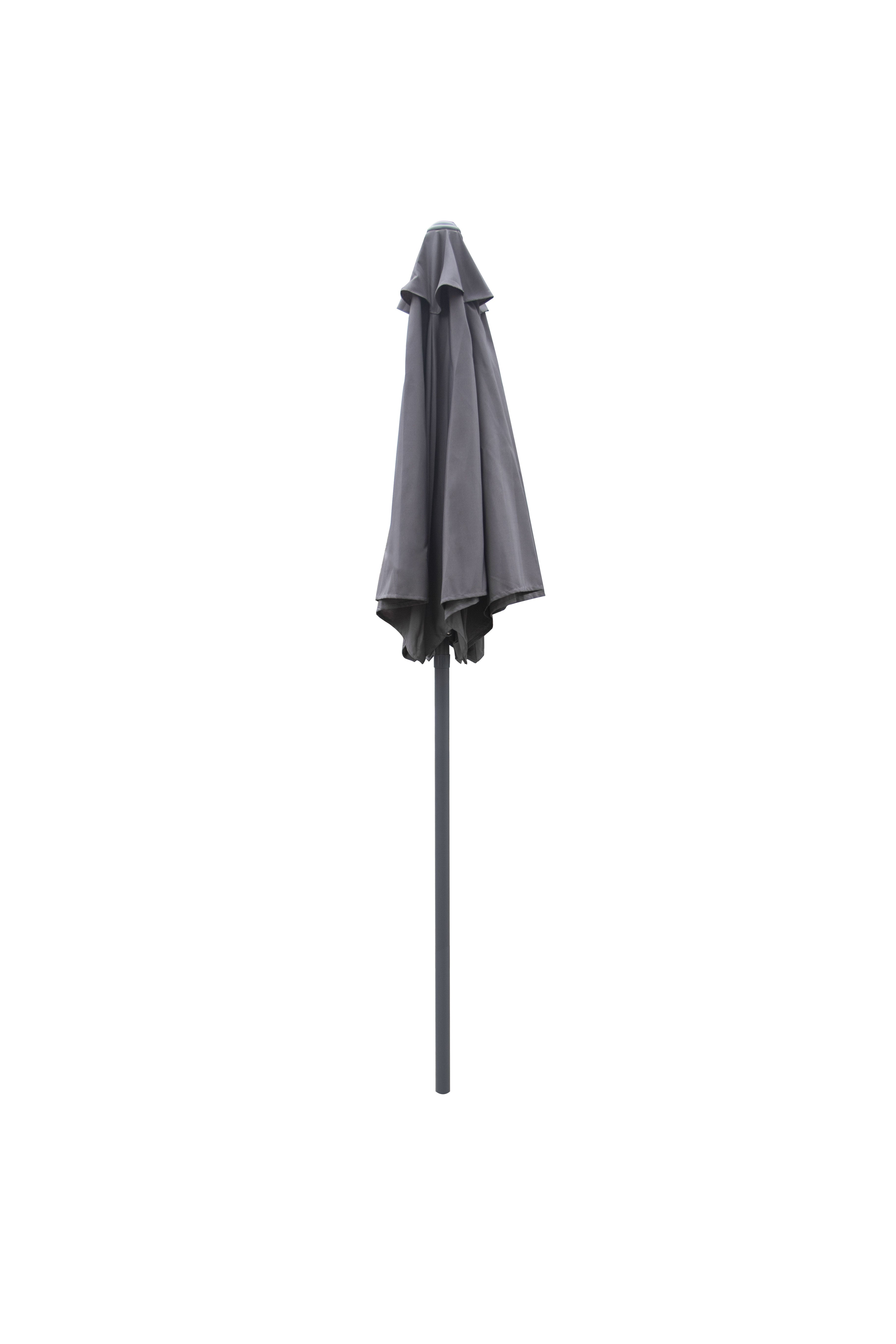 7' Tilting market umbrella, without base, cover included BLACK