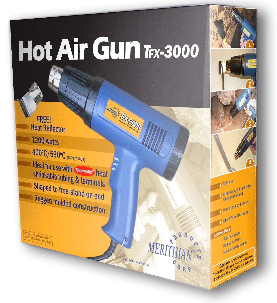 Two Stage General Purpose Hot Air Gun 1,200W