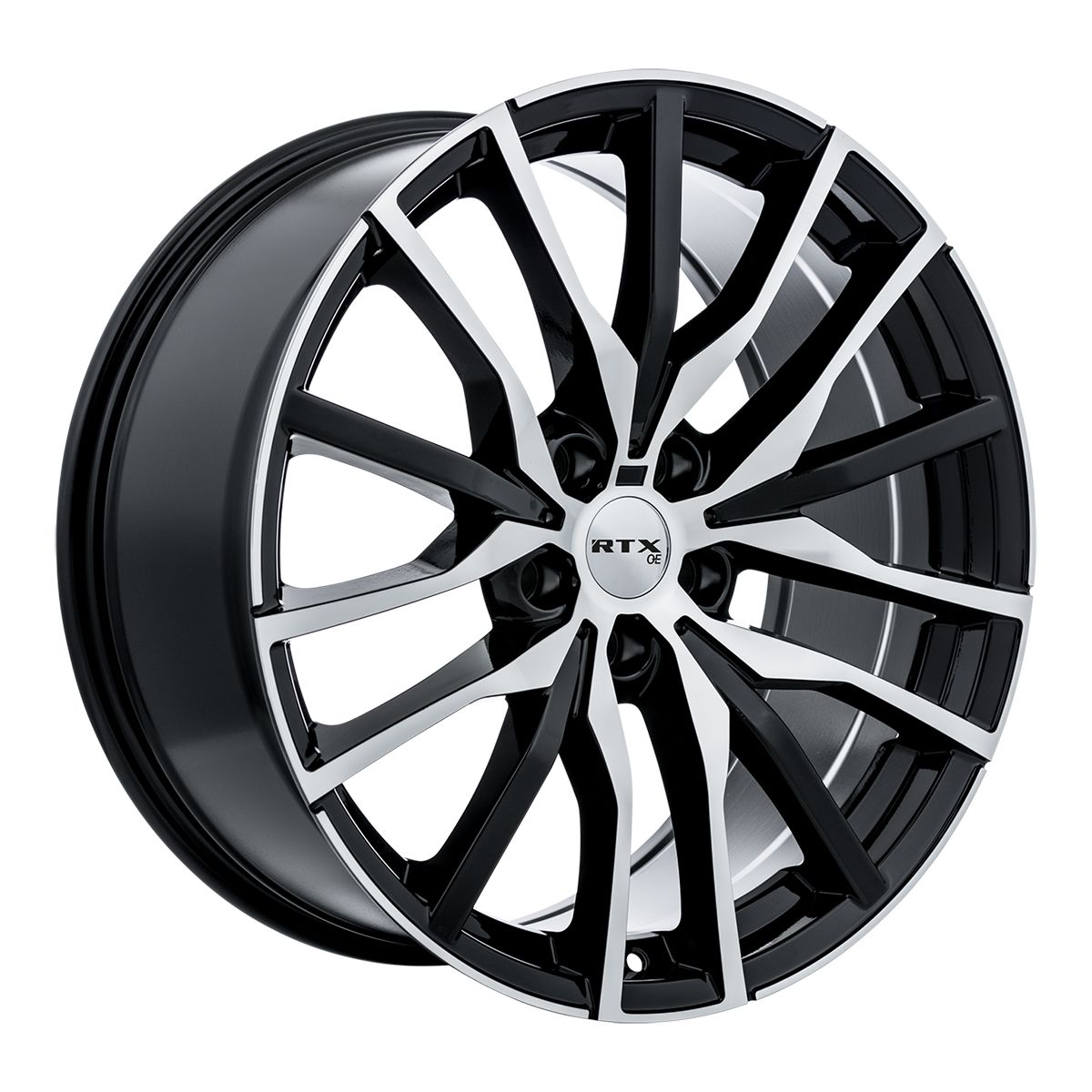 Passau • Gloss Black Machined Face • 20x9 5x112 ET30 CB66.6