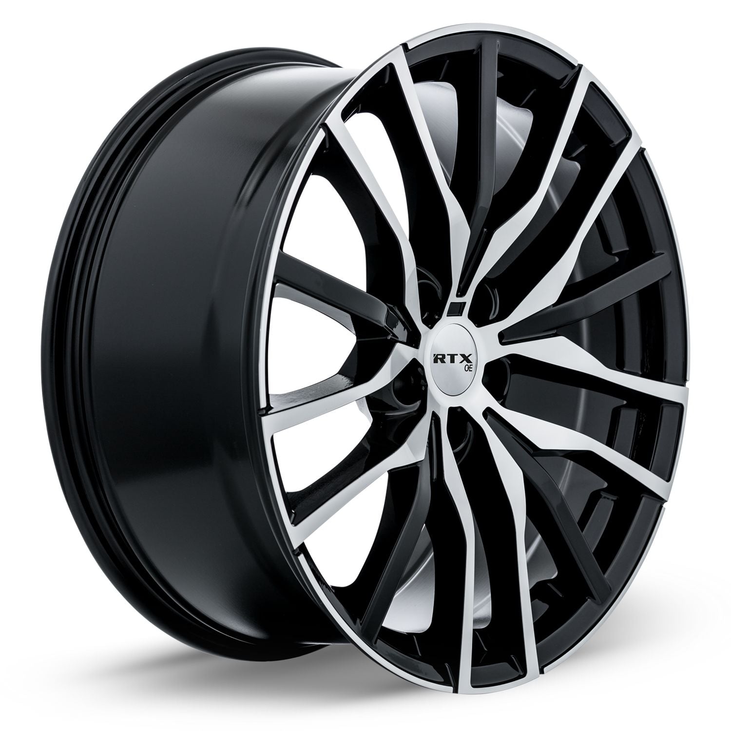 Passau • Gloss Black Machined Face • 20x9 5x112 ET30 CB66.6