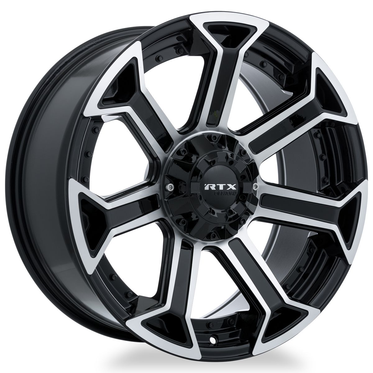 Peak • Gloss Black Machined • 20x10 6x139.7 ET-18 CB106.1